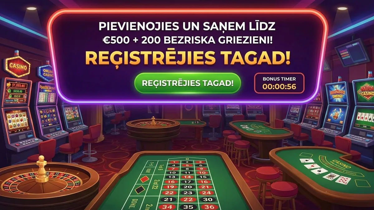 Reģistrācija ar bonusu